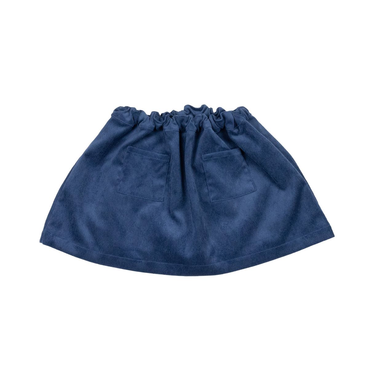 Cucile Corduroy Pocket Skort - Blue