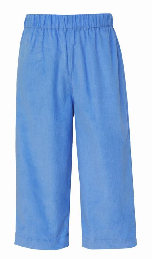 Claire and Charlie Boys Pants - Periwinkle Blue Corduroy