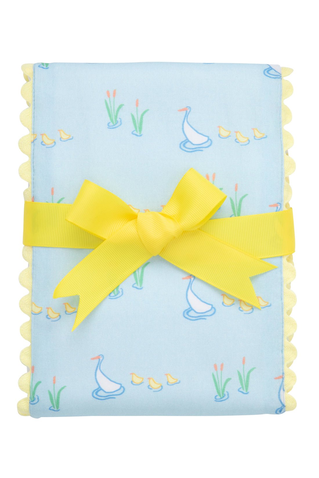 3 Martha's Fancy Fabric Burp Yellow Duck