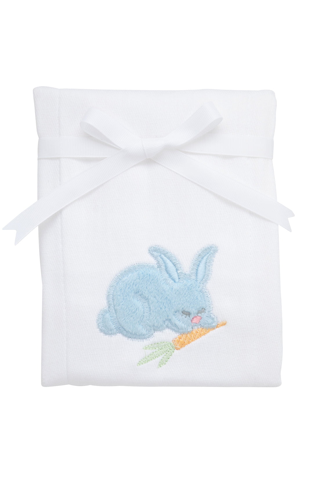 3 Marthas 3 Marthas Applique Basic Burp - Blue Bunny