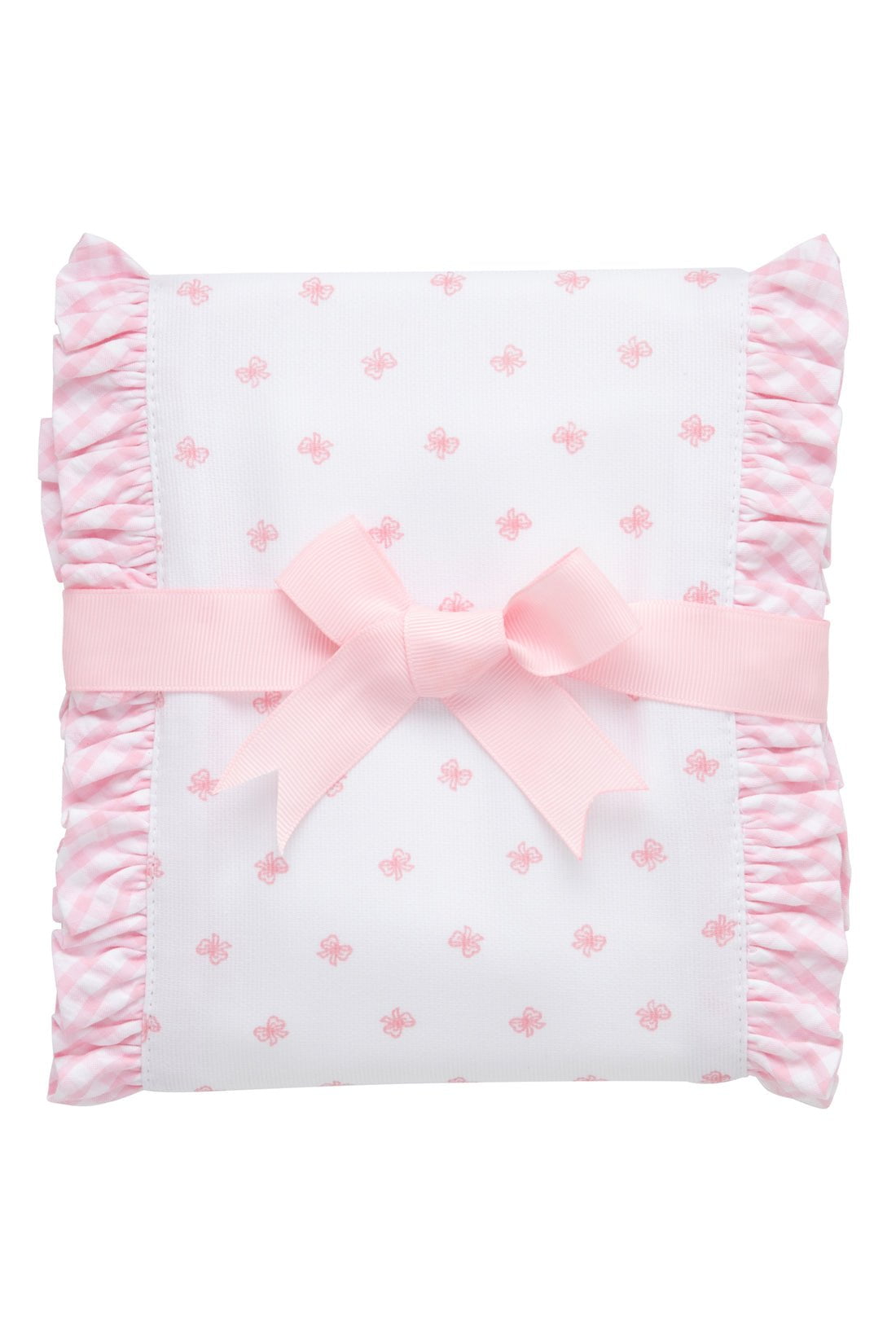 3 Marthas Bow Fancy Fabric Burp Pad