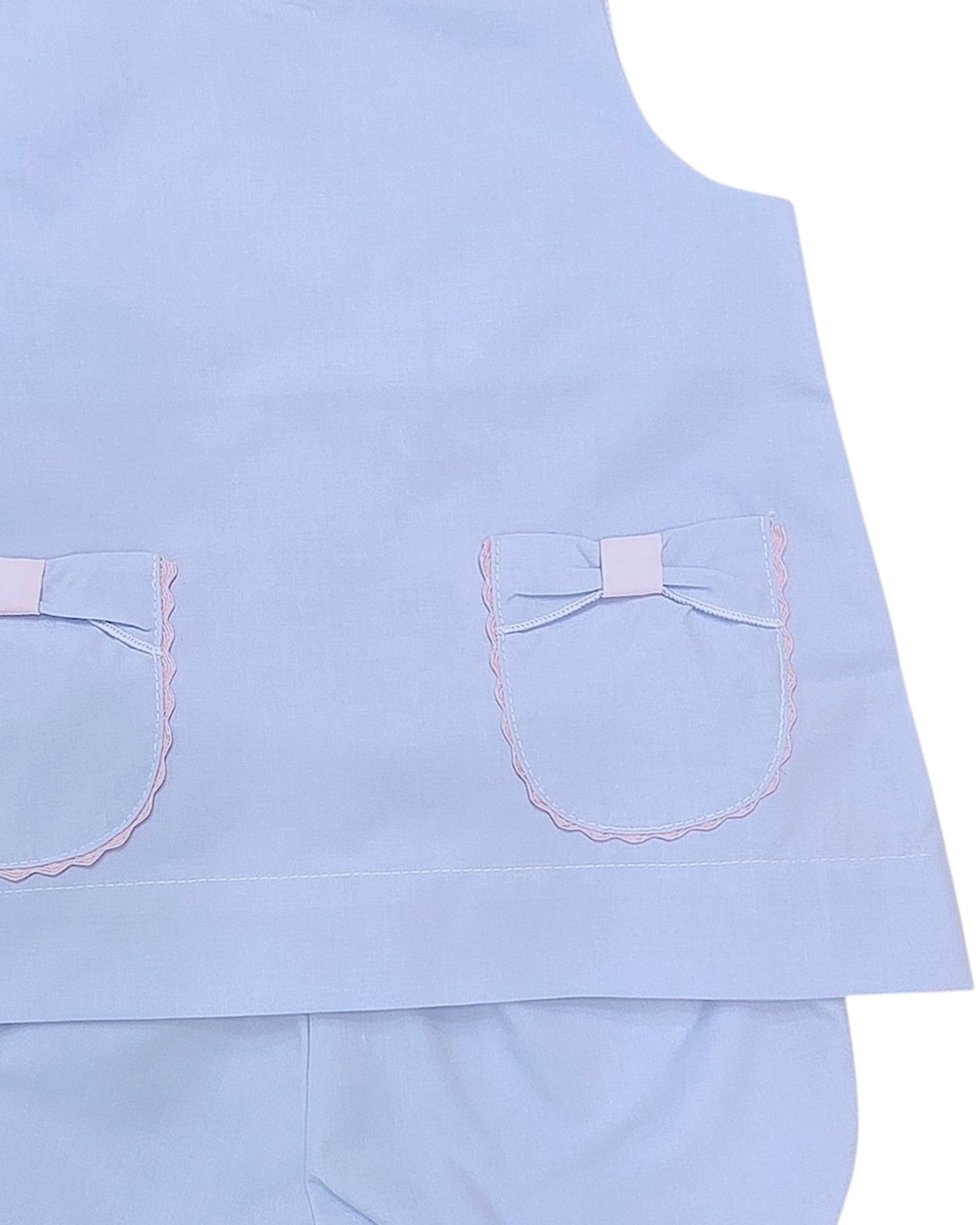 Sweet Dreams Bow Pocket Sleeveless Bloomer Set
