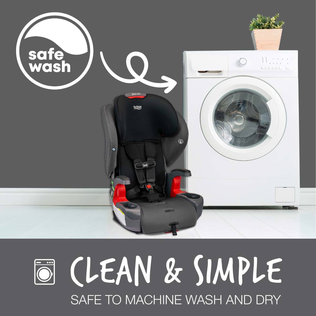 BritaxBritax Grow With You Harness-to-Booster with SafewashBabysupermarket