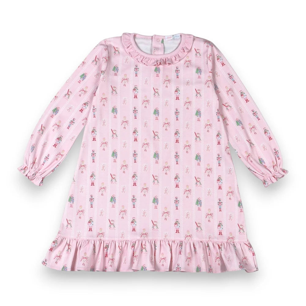 Baby Loren Girls Nutcracker Pima Dress