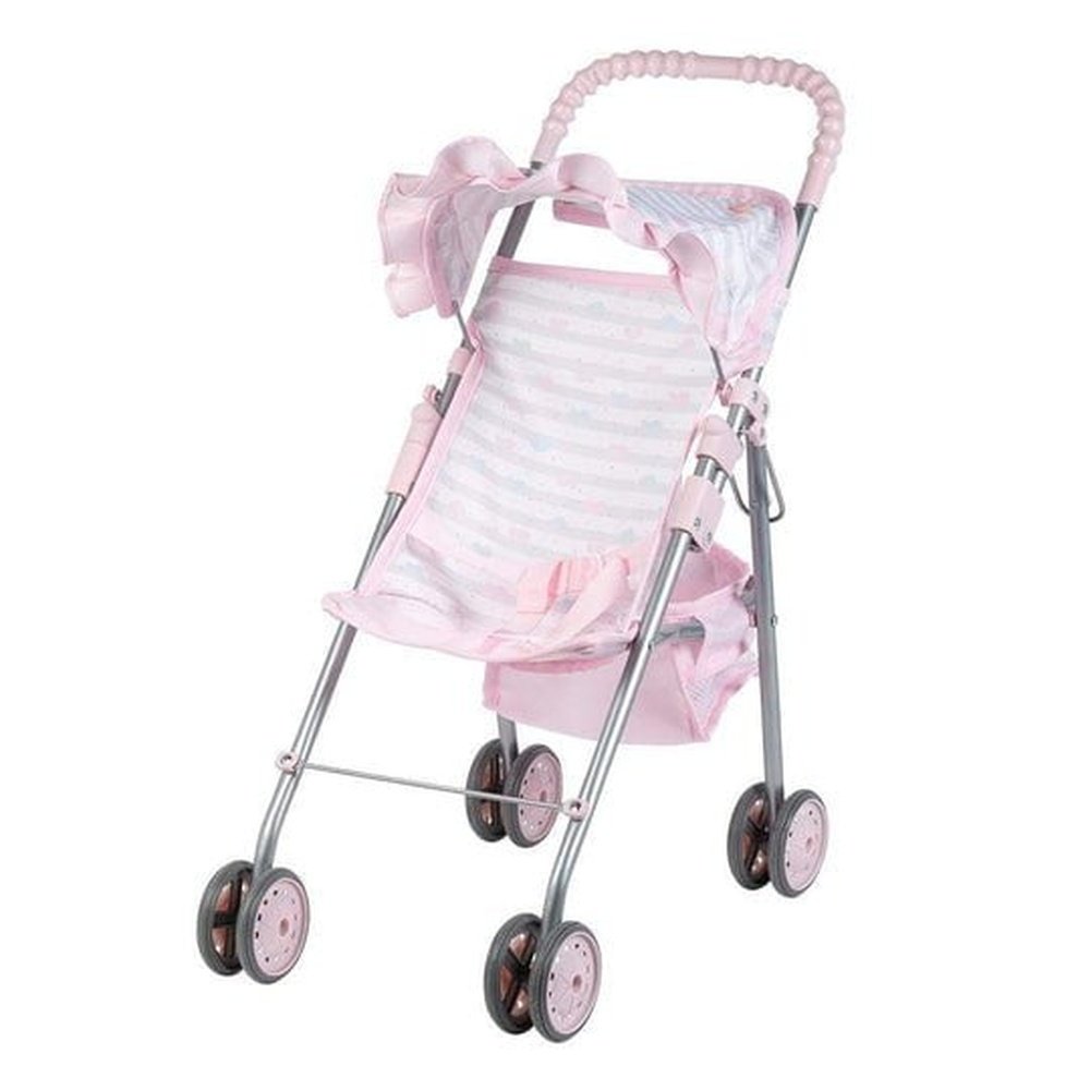Adora Pastel Pink Heart Baby Doll Stroller