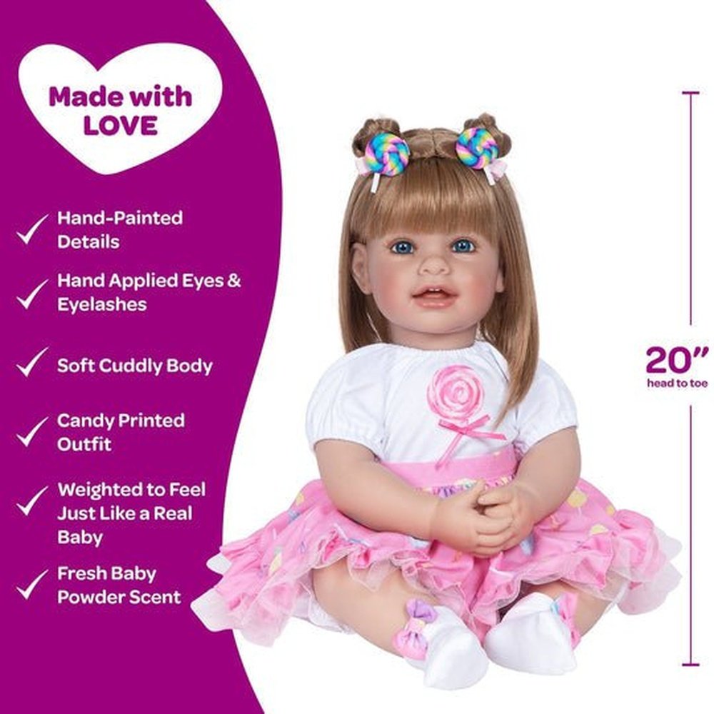 Adora Charisma ToddlerTime Baby Doll - Candy Carolyn Doll, Clothes & Accessories Set