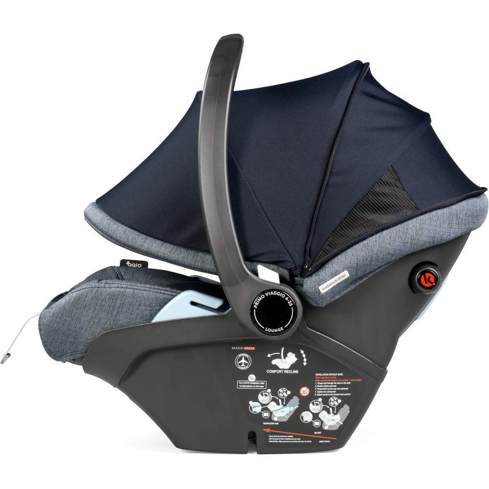 Agio by Peg Perego Car Seats - Infant Agio by Peg Perego Primo Viaggio Lounge Infant Car Seat + Base