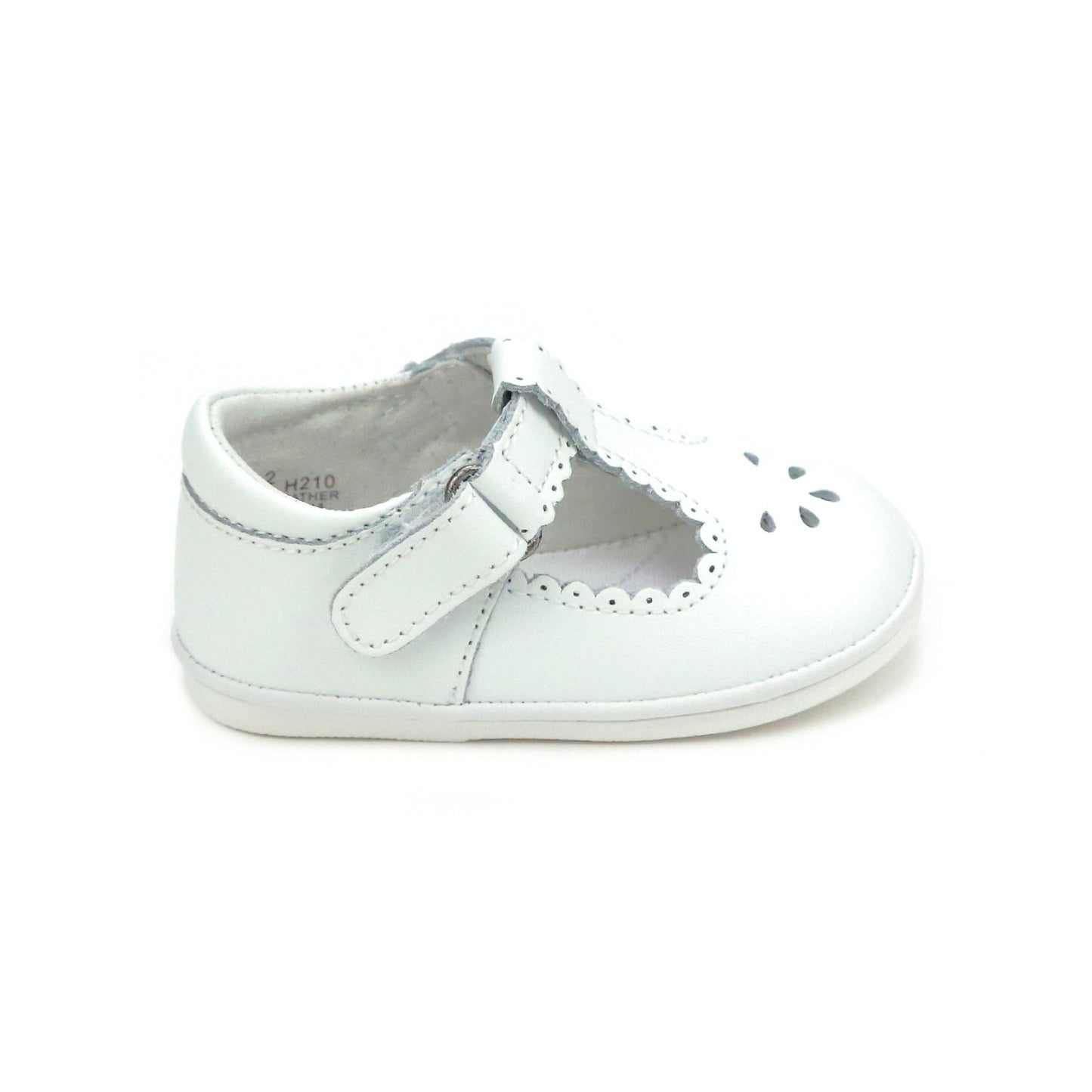 IM-LINK children shoes White / 1 Angel by L'Amour Dottie Scallop Mary Jane