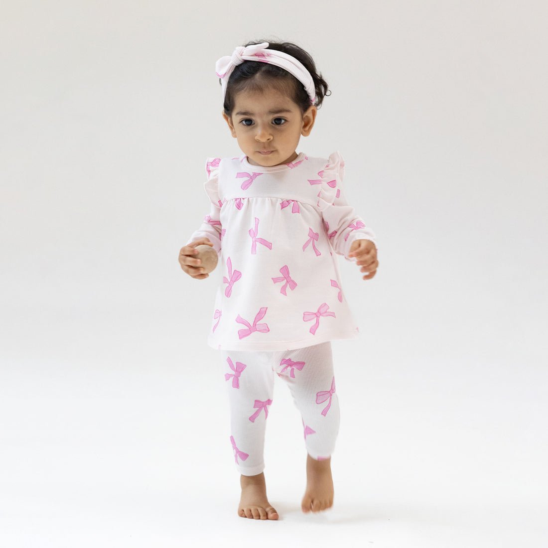 Angel DearAngel Dear Pretty Bows French Terry Legging SetBabysupermarket