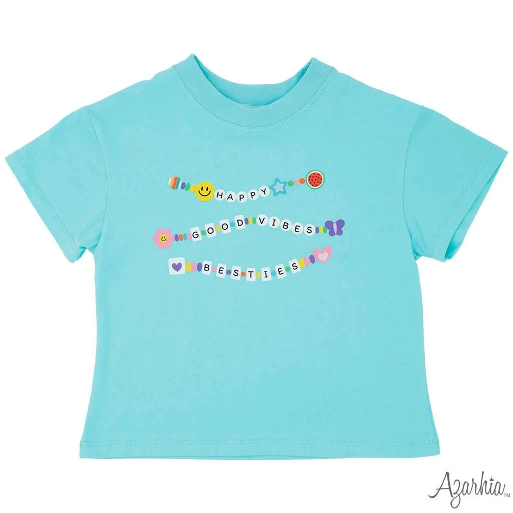 Azarhia Girls Friendship Bracelet Boxy T-Shirt babysupermarket