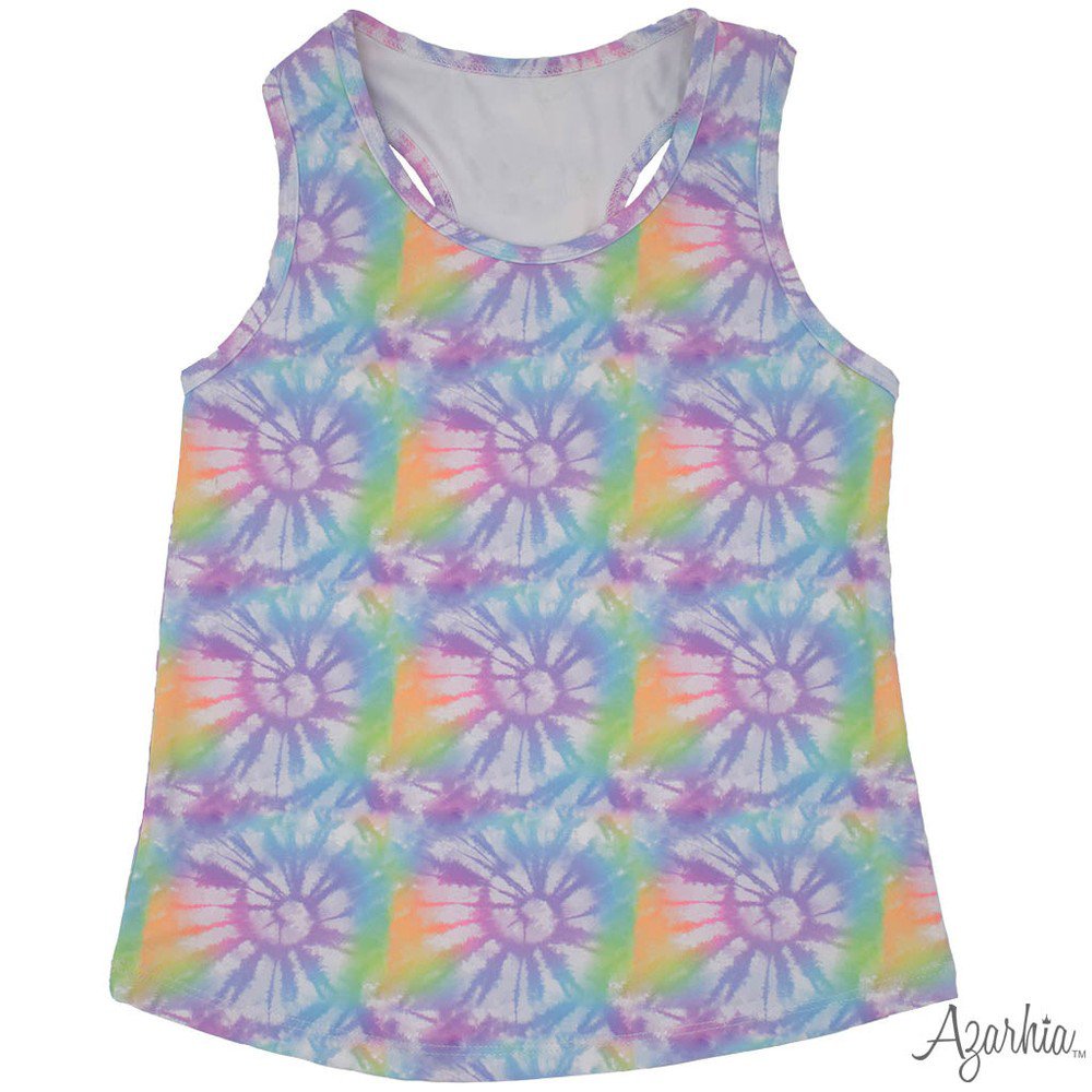 Azarhia LLC Kids Lavender Burst / 4 Toddler Azarhia Lavender Burst Racer Back Tank