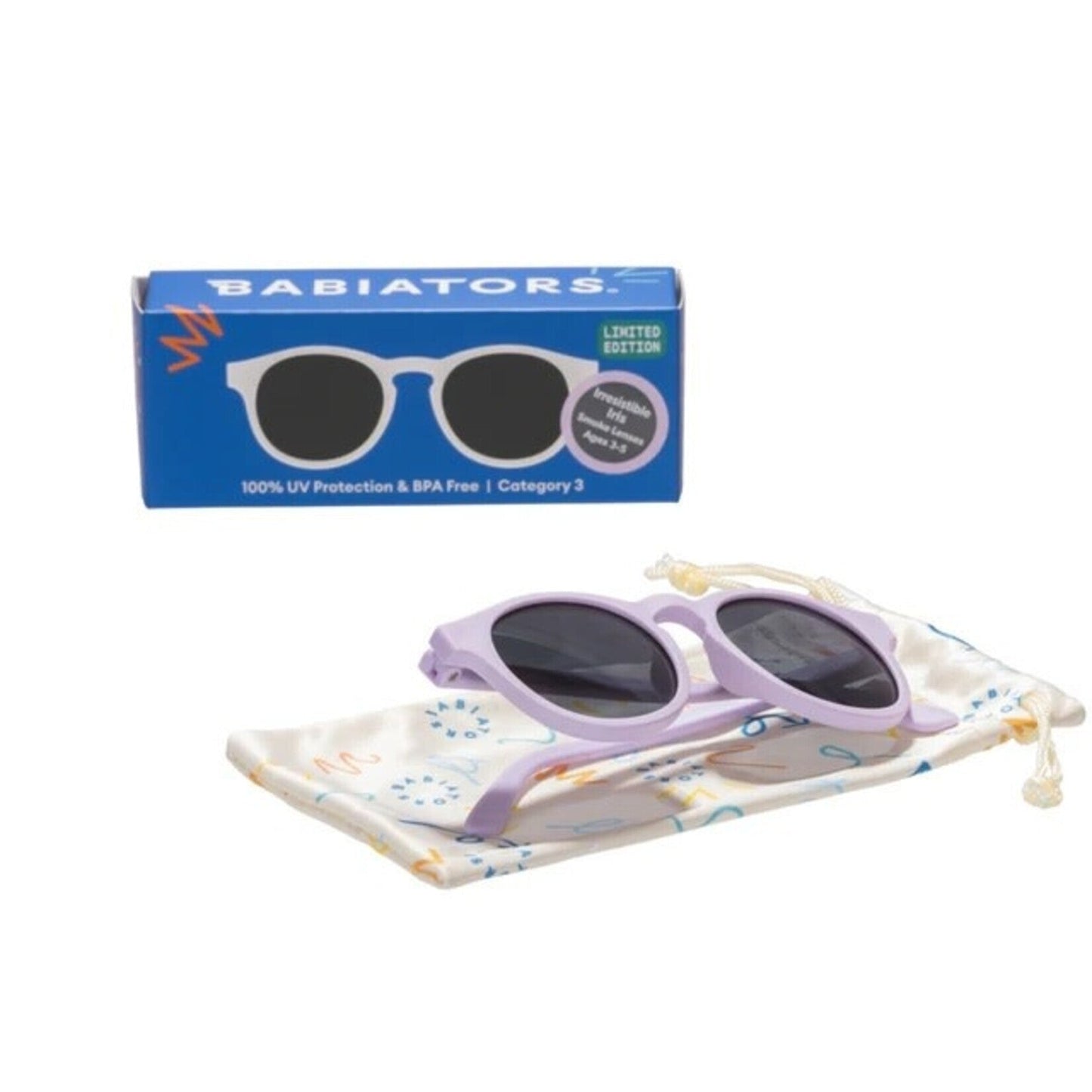 Babiators Accessories Babiators Orig. Keyhole: Irresistible Iris | Smoke Lens | 0-2yr