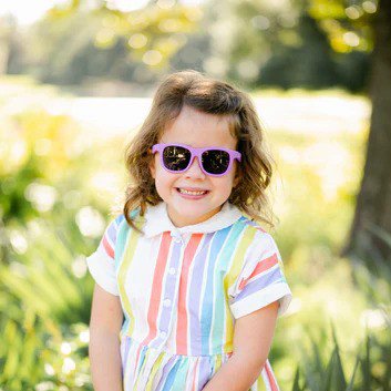 Babiators Orig. Navigator: A Little Lilac | Smoke Lens | 0-2yr
