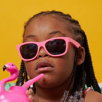 Babiators Orig. Navigator: Think Pink! | Smoke Lens | 3-5yr