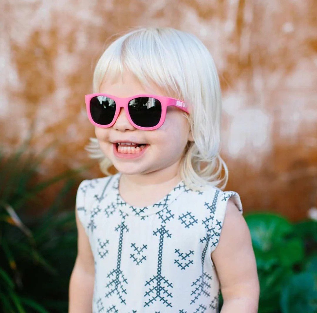 Babiators Orig. Navigator: Think Pink! | Smoke Lens | 3-5yr