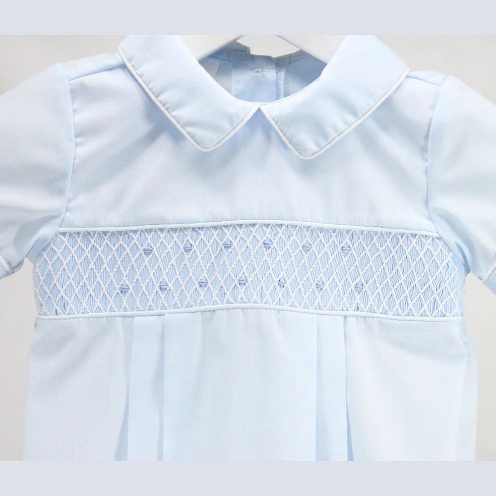 Baby Blessings Baby Blessings Boys White Over Light Blue Matthew Bubble