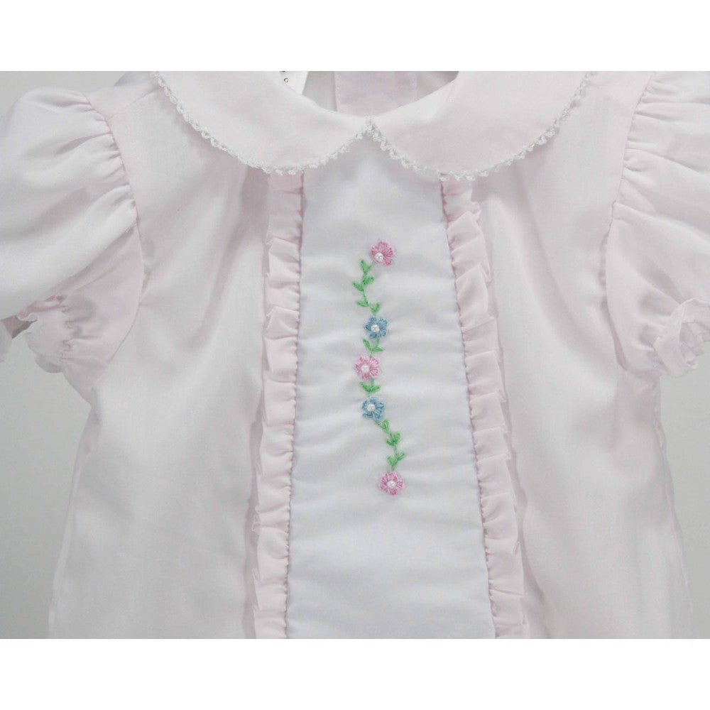 Baby Blessings Pink Flower Garland Hazel Dress babysupermarket