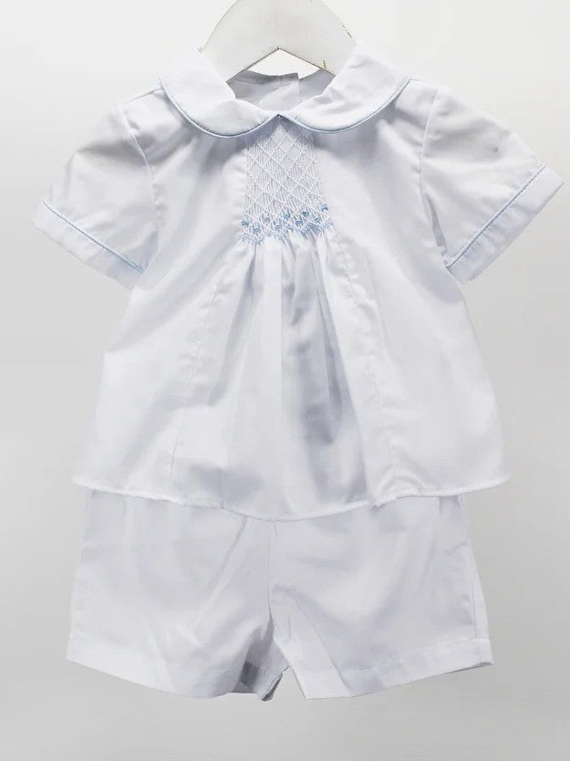 Baby Blessings Apparel & Gifts White / 2 Toddler Baby Blessings White Oliver Set