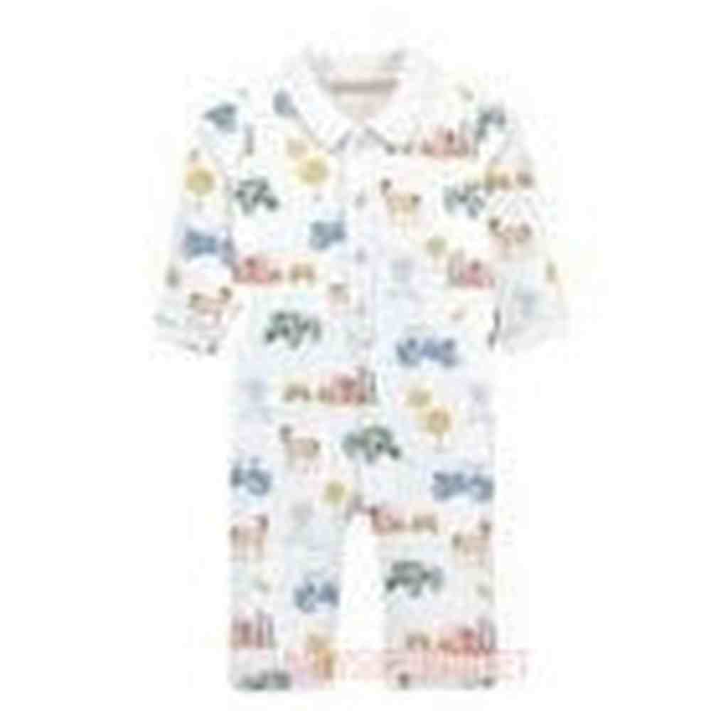 Baby Club Chic Boys Tractor Farm Printed Playsuit
