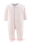 Baby Club Chic Girls Hearts Footie with Embroidered Collar