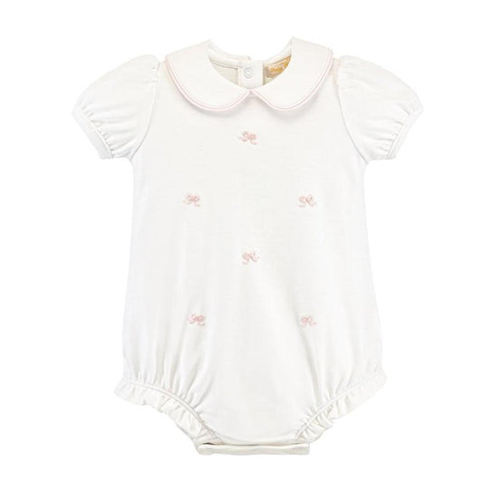 Baby Club Chic Girls Scattered Bows Embroidered Bubble babysupermarket