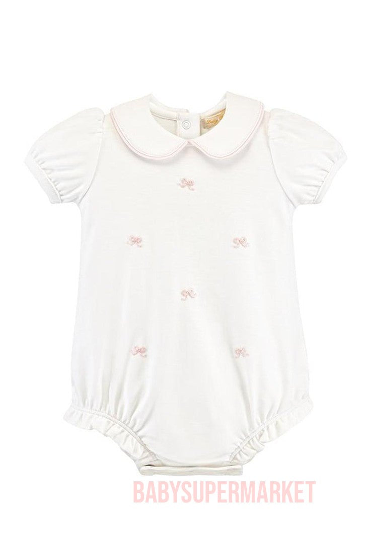 Baby Club Chic Girls Scattered Bows Embroidered Bubble babysupermarket