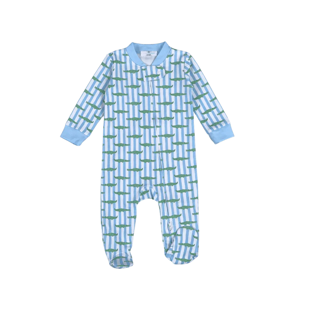 Baby Loren Bayou Kids / Newborn Baby Loren Bayou Kids Zipper Footie