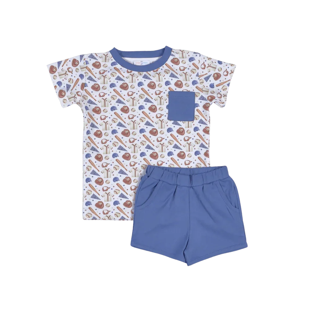 Baby Loren Game Day / 2 Toddler Baby Loren Game Day Short Set