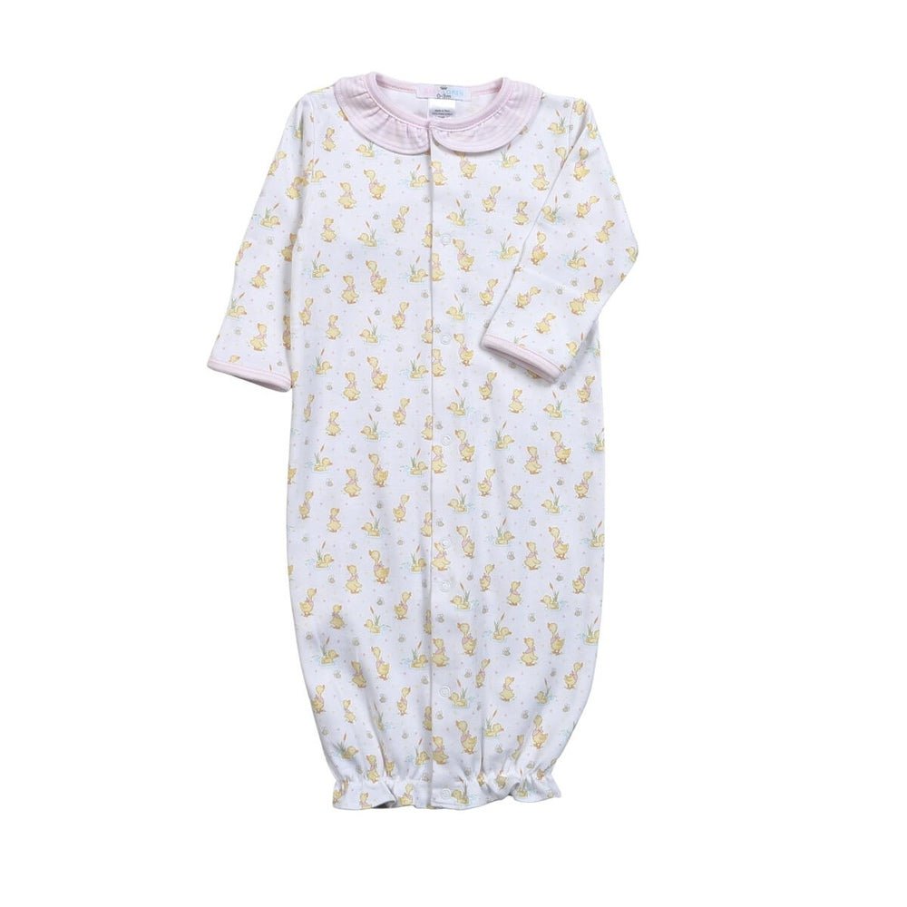 Baby LorenBaby Loren Girls Ducks in the Pond Pima Converter GownBabysupermarket