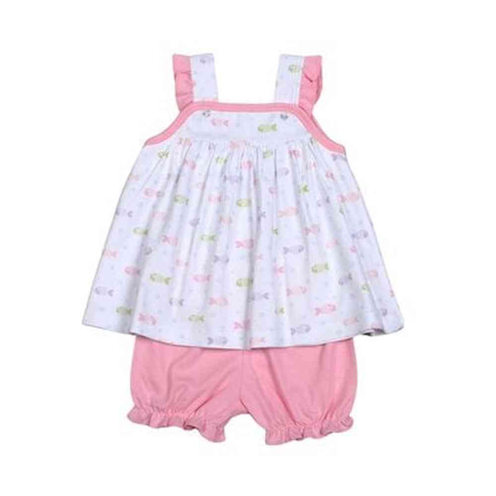 Baby LorenBaby Loren Pink Bubble Buddies Bloomer SetBabysupermarket