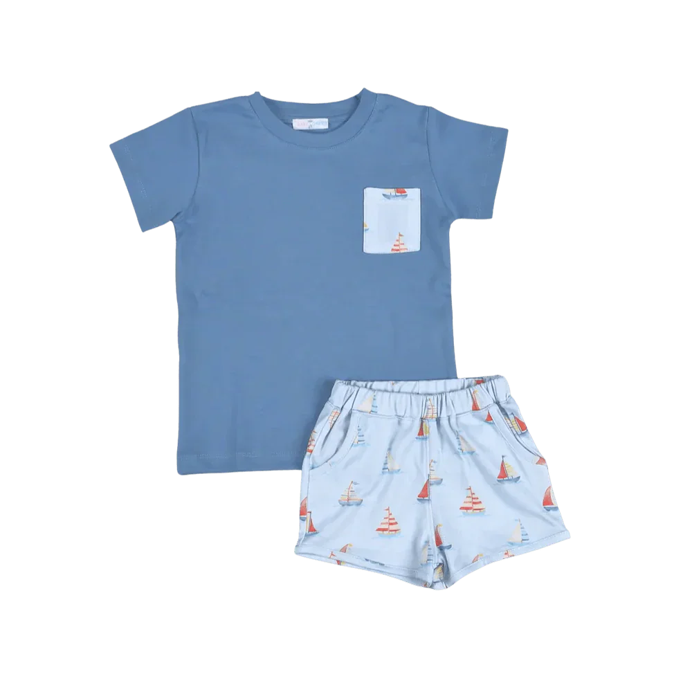 Baby LorenBaby Loren Sail Away Short SetBabysupermarket