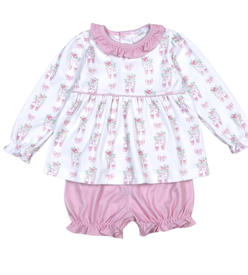 Baby Loren Twinkle Toes Pima Bloomer Set