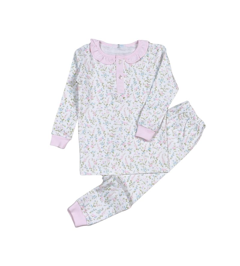 Baby Loren Vivian Floral Pima Loungewear
