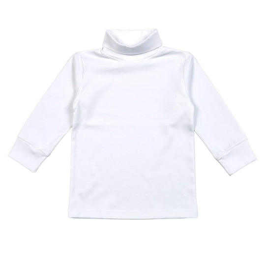 Baby Loren White Pima Turtleneck