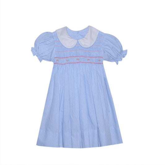 Baby Sen Blue Asher Dress babysupermarket