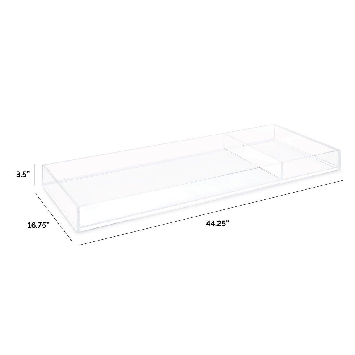 Babyletto Changing Stations Clear Acrylic Babyletto Acrylic Changing Tray