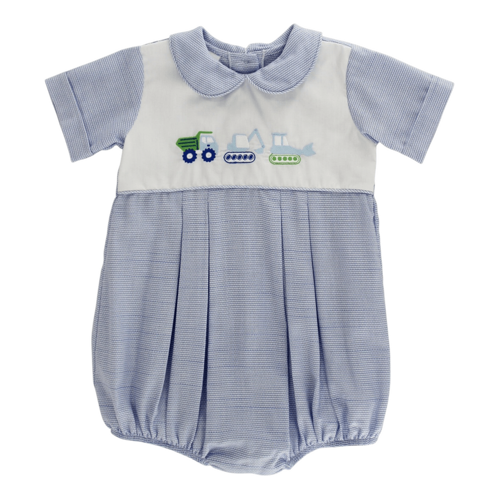 Bailey Boys Blue / 12 Mo Bailey Boys Construction Dressy Bubble