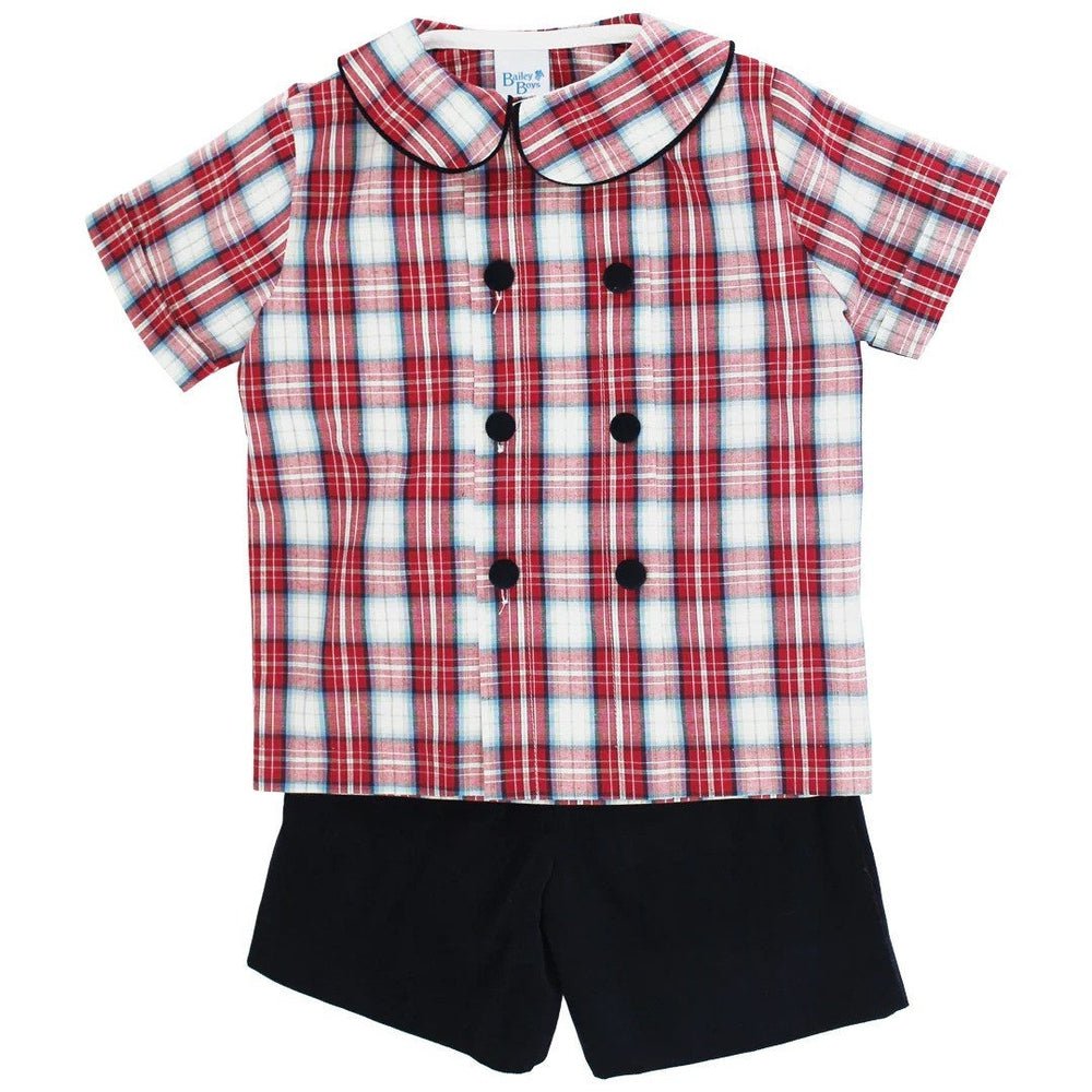 Bailey Boys Toddler 2 Toddler / Cranberry Bailey Boys Cranberry Dressy Short Set