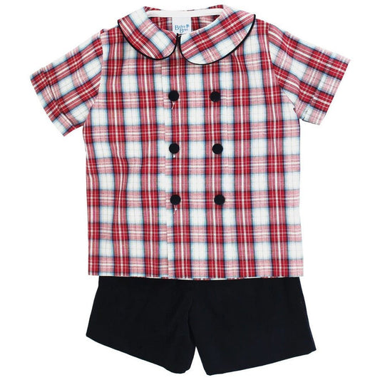 Bailey Boys Toddler 2 Toddler / Cranberry Bailey Boys Cranberry Dressy Short Set