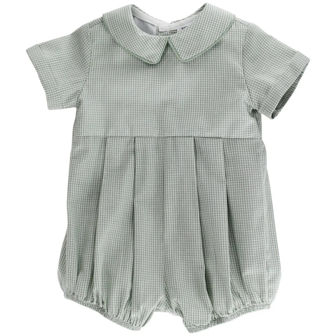 Bailey Boys Dressy Bubble - Celery Check