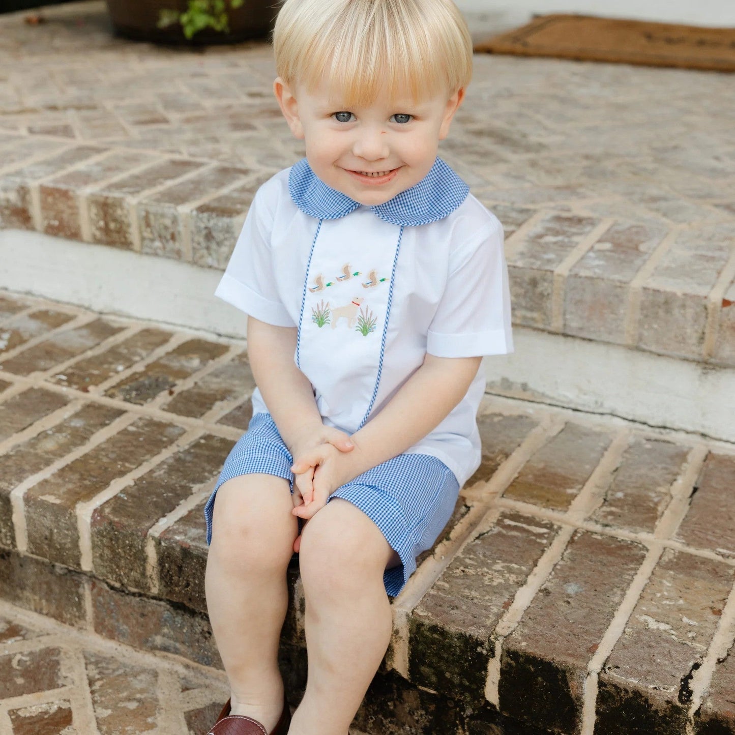 Bailey Boys Duck Hunting Dressy Short Set