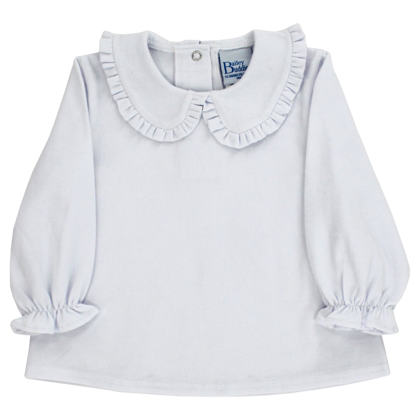Bailey Boys Girls Shirts White / 12 Mo Bailey Boys Girls White Peter Pan Shirt