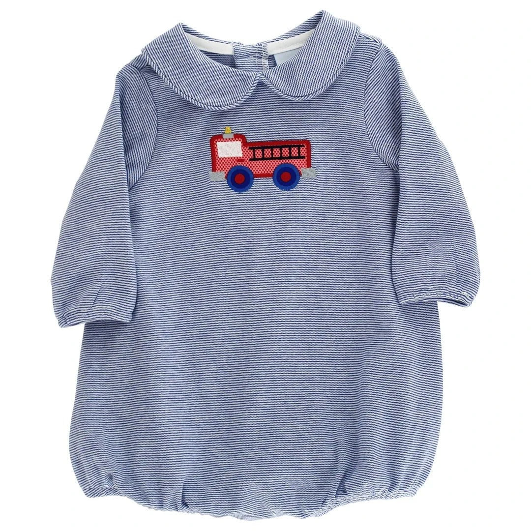 Bailey Boys Little Engine Knit Infant Bubble