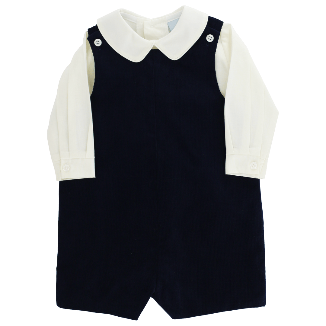 Bailey Boys Infant Boy Bailey Boys Navy Cord John John with Tabs