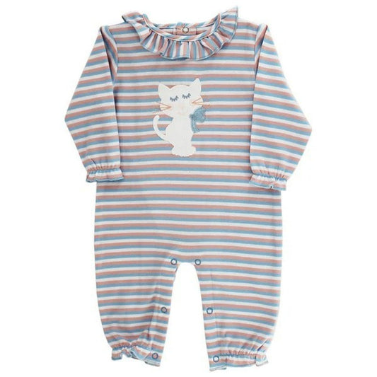 Bailey Boys Infant 3 Mo / Cat Bailey Boys Prissy Cat Knit Romper