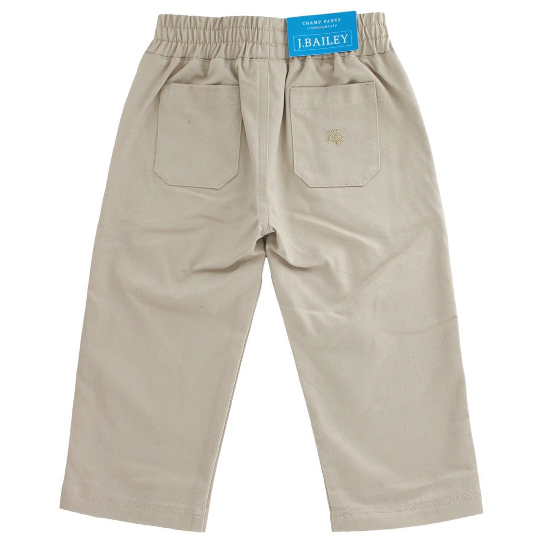 Bailey Boys Pull On Pant - Khaki Cord