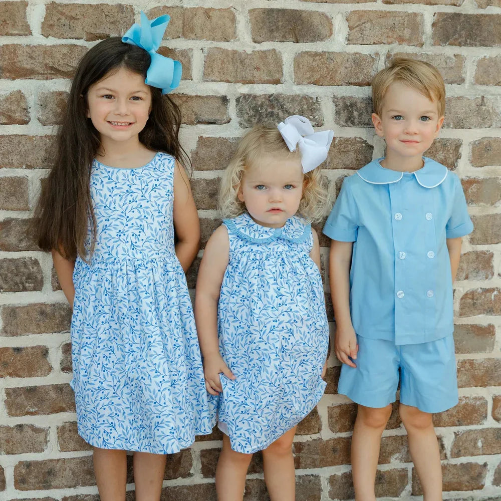 Bailey Boys Bailey Boys Summer Blue Dressy Short Set