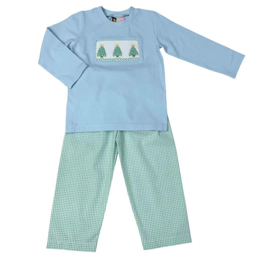 Banana Split Boys O' Christmas Tree Pant Set