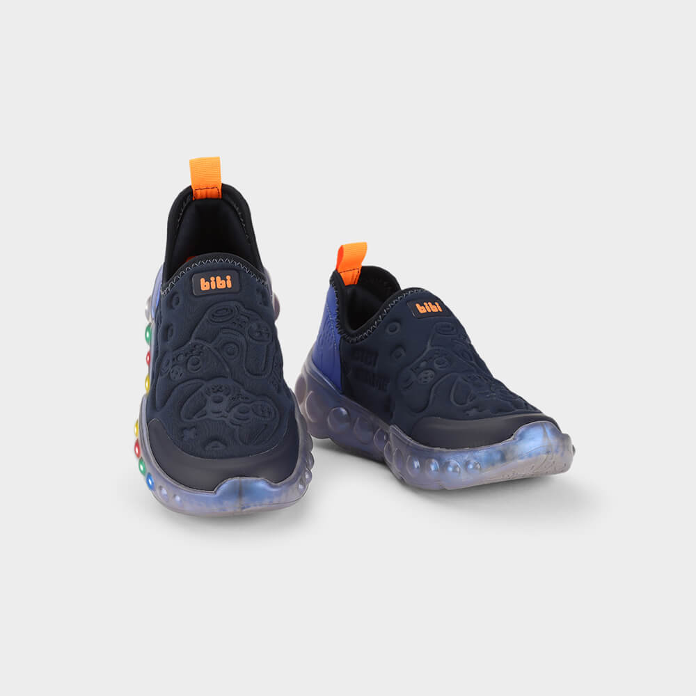 Bibi Shoes Boys Shoes Bibi Roller Celebration 3.0 Sneaker - NAVY/ATOMIC/CITRUS