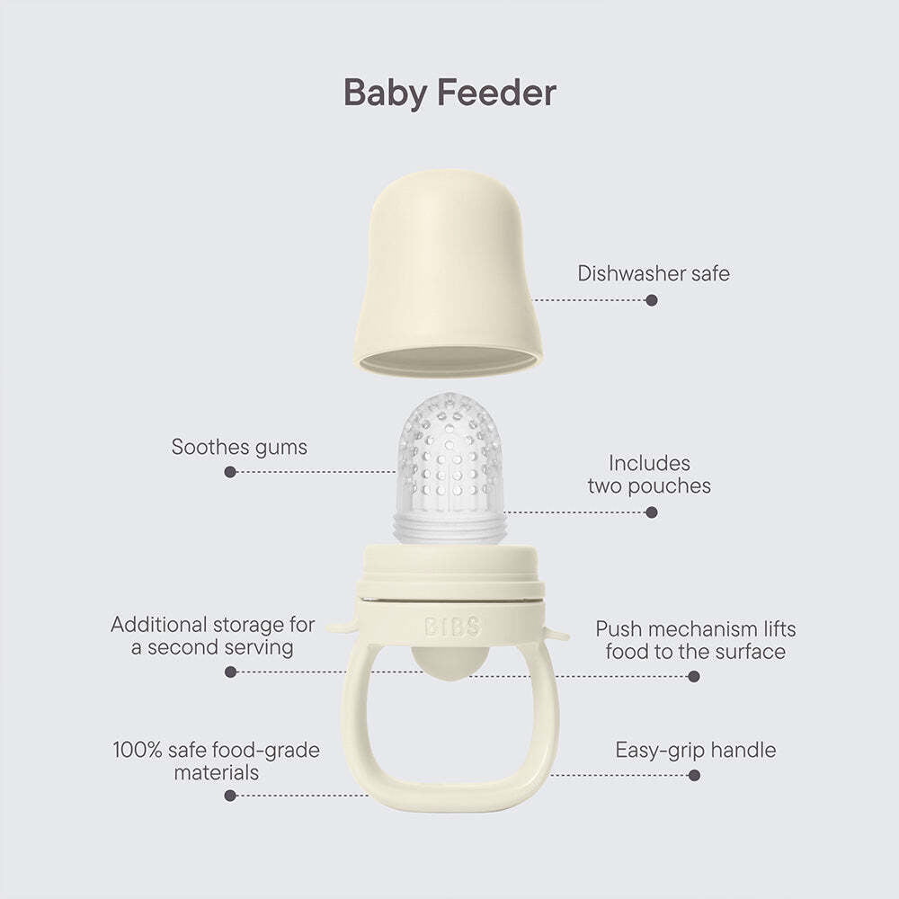 Bibs Baby Feeder Fossil Grey